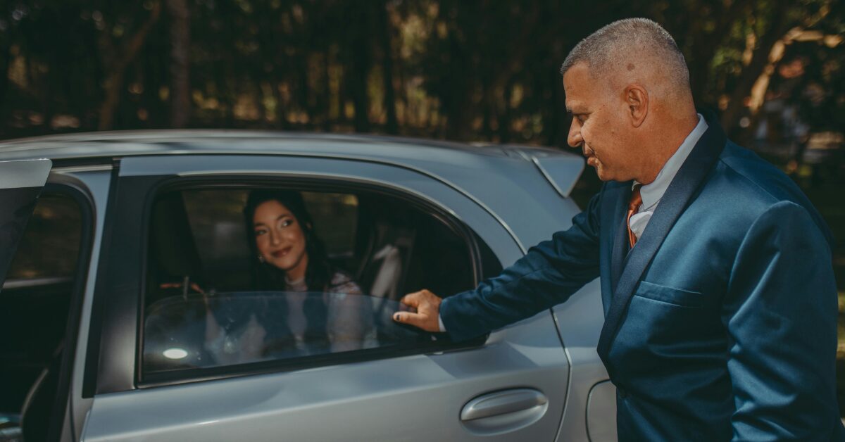 chauffeur VTC avec sa cliente